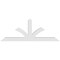 Ekena Millwork Richland Architectural Grade PVC Gable Bracket, 96"W x 36"H x 6"D x 6"F, 9/12 Pitch GBP096X36X0606RIC00 - alternate 2